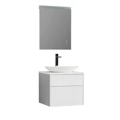 StoneArt Badmöbel-Set Venice VE-0600pro-3 Weiß 60x52