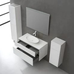 StoneArt Badmöbel-Set Venice VE-1000pro-3 Weiß 100x52 -Badmöbel Store bg15491 4lx0ano9yqamuu