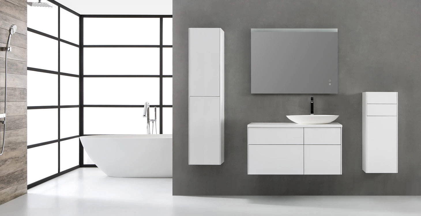 StoneArt Badmöbel-Set Venice VE-1010pro-3 Weiß 100x52 Rechts 5 StoneArt Badmöbel-Set Venice VE-1010pro-3 Weiß 100x52 Rechts – Bild 5