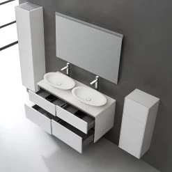 StoneArt Badmöbel-Set Venice VE-1200pro-3 Weiß 120x52 -Badmöbel Store bg15503 4hqhgi24ednrec