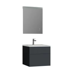 StoneArt Badmöbel-Set Venice VE-0600-I Dunkelgrau 60x52