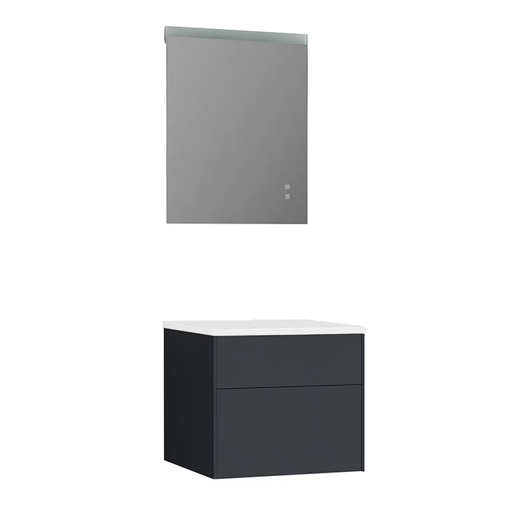 StoneArt Badmöbel-Set Venice VE-0600pro Dunkelgrau 60x52 1 StoneArt Badmöbel-Set Venice VE-0600pro Dunkelgrau 60x52