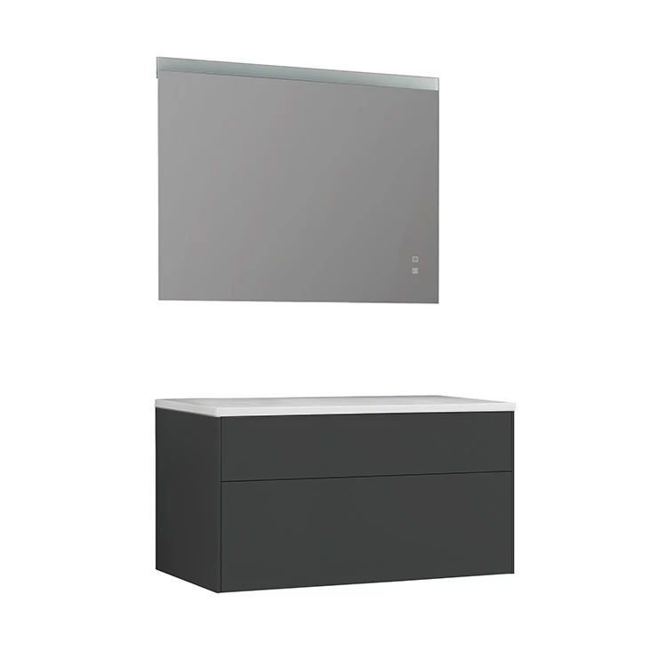 StoneArt Badmöbel-Set Venice VE-1000pro Dunkelgrau 100x52 1 StoneArt Badmöbel-Set Venice VE-1000pro Dunkelgrau 100x52