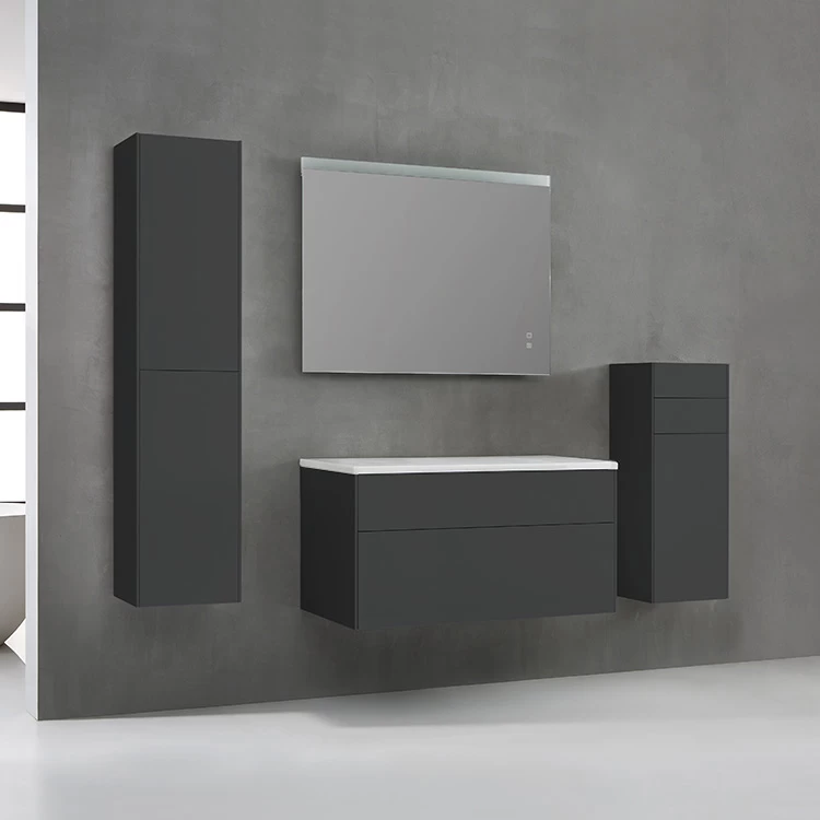 StoneArt Badmöbel-Set Venice VE-1000pro Dunkelgrau 100x52 2 StoneArt Badmöbel-Set Venice VE-1000pro Dunkelgrau 100x52 – Bild 2