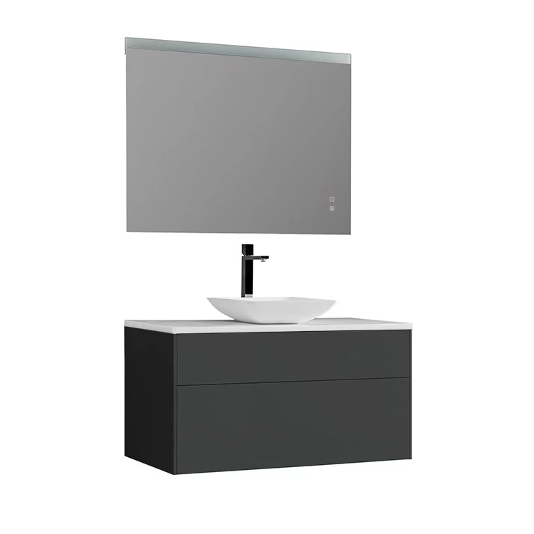 StoneArt Badmöbel-Set Venice VE-1000pro-2 Dunkelgrau 100x52 1 StoneArt Badmöbel-Set Venice VE-1000pro-2 Dunkelgrau 100x52