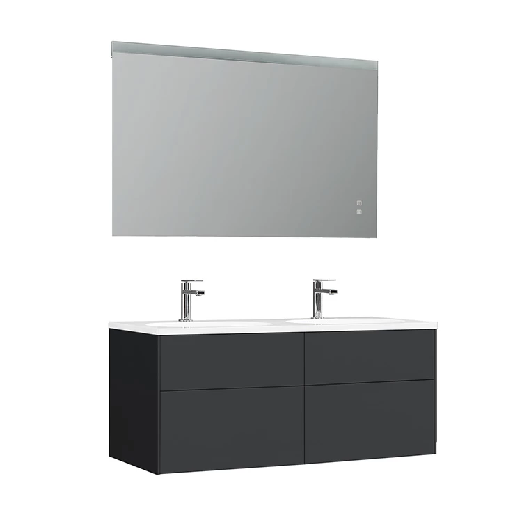 StoneArt Badmöbel-Set Venice VE-1200-I Dunkelgrau 120x52 1 StoneArt Badmöbel-Set Venice VE-1200-I Dunkelgrau 120x52