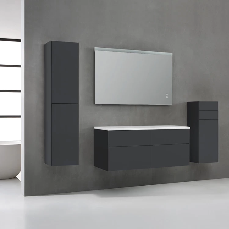 StoneArt Badmöbel-Set Venice VE-1200pro Dunkelgrau 120x52 2 StoneArt Badmöbel-Set Venice VE-1200pro Dunkelgrau 120x52 – Bild 2