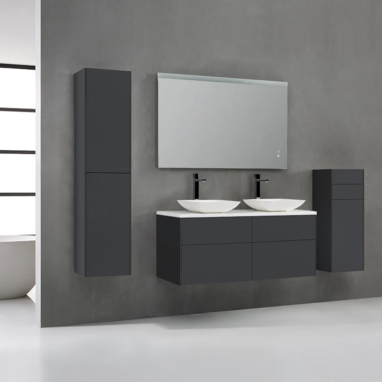 StoneArt Badmöbel-Set Venice VE-1200pro-2 Dunkelgrau 120x52 2 StoneArt Badmöbel-Set Venice VE-1200pro-2 Dunkelgrau 120x52 – Bild 2