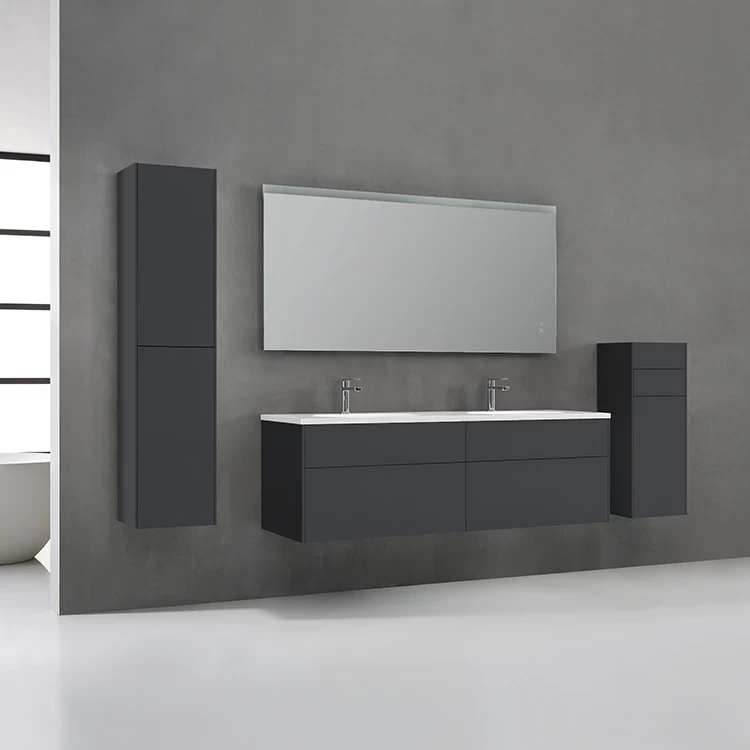 StoneArt Badmöbel-Set Venice VE-1600-I Dunkelgrau 160x52 2 StoneArt Badmöbel-Set Venice VE-1600-I Dunkelgrau 160x52 – Bild 2