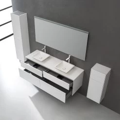 StoneArt Badmöbel-Set Venice VE-1600pro-2 Dunkelgrau 160x52 -Badmöbel Store bg15574 4oaxcr7ldn98ml