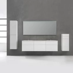 StoneArt Badmöbel-Set Venice VE-1800-I Dunkelgrau 180x52 -Badmöbel Store bg15578 3iwmvysvbbbthy