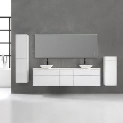 StoneArt Badmöbel-Set Venice VE-2000pro-2 Dunkelgrau 200x52 -Badmöbel Store bg15590 30zpm3lhrnoz96