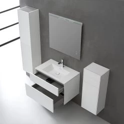 StoneArt Badmöbel-Set Venice VE-0800-II Eiche Hell 80x52 -Badmöbel Store bg15603 4poi8pwqmt9mzd