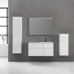 StoneArt Badmöbel-Set Venice VE-1010-II Eiche Hell 100x52 Rechts -Badmöbel Store bg15627 3qsk073n2kazva