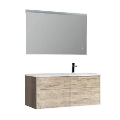 StoneArt Badmöbel-Set Venice VE-1210-II Eiche Hell 120x52 Rechts