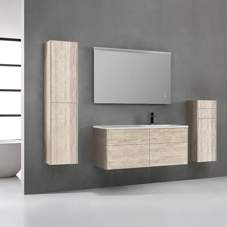 StoneArt Badmöbel-Set Venice VE-1210-II Eiche Hell 120x52 Rechts 2 StoneArt Badmöbel-Set Venice VE-1210-II Eiche Hell 120x52 Rechts – Bild 2