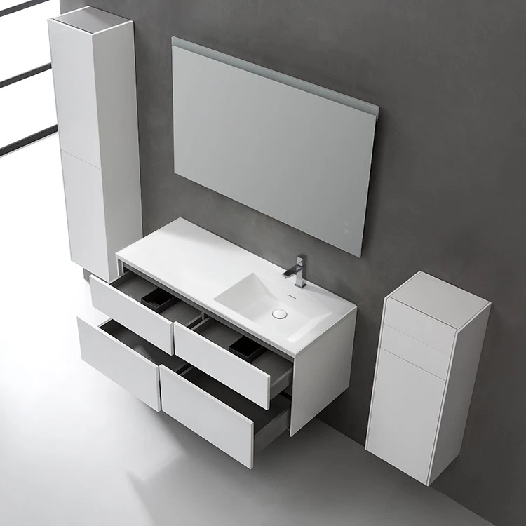 StoneArt Badmöbel-Set Venice VE-1210-II Eiche Hell 120x52 Rechts 4 StoneArt Badmöbel-Set Venice VE-1210-II Eiche Hell 120x52 Rechts – Bild 4