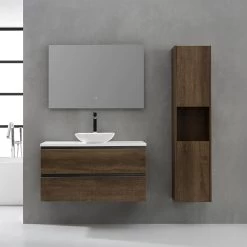 StoneArt Badmöbel-Set Monte Carlo MC-1000pro-2 Eiche Hell 100x52 -Badmöbel Store bg15740 3lud9xmdusmj1z