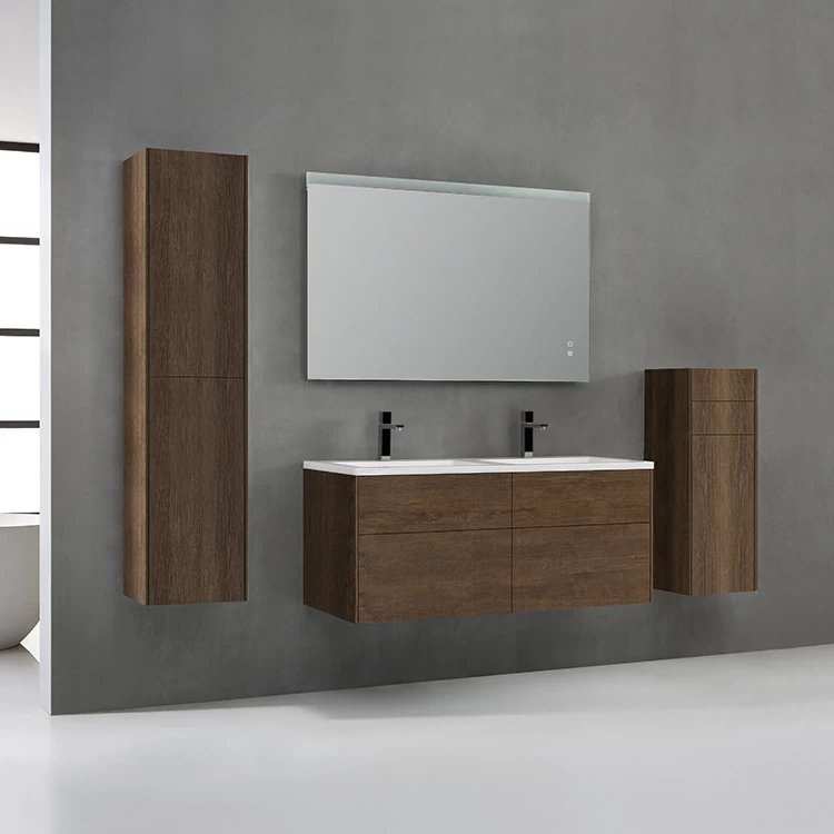 StoneArt Badmöbel-Set Venice VE-1200-II Eiche Dunkel 120x52 2 StoneArt Badmöbel-Set Venice VE-1200-II Eiche Dunkel 120x52 – Bild 2