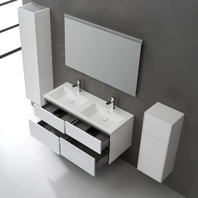 StoneArt Badmöbel-Set Venice VE-1200-II Eiche Dunkel 120x52 4 StoneArt Badmöbel-Set Venice VE-1200-II Eiche Dunkel 120x52 – Bild 4