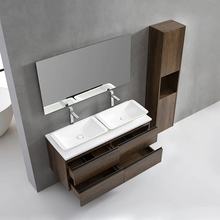 StoneArt Badmöbel-Set Monte Carlo MC-1200pro-1 Eiche Dunkel 120x52 4 StoneArt Badmöbel-Set Monte Carlo MC-1200pro-1 Eiche Dunkel 120x52 – Bild 4