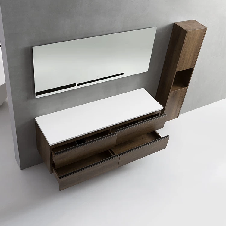 StoneArt Badmöbel-Set Monte Carlo MC-1600pro Eiche Hell 160x52 4 StoneArt Badmöbel-Set Monte Carlo MC-1600pro Eiche Hell 160x52 – Bild 4