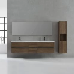 StoneArt Badmöbel-Set Monte Carlo MC-2000 Dunkelgrau 200x52 -Badmöbel Store bg15892 3uejesrqv3fhcy