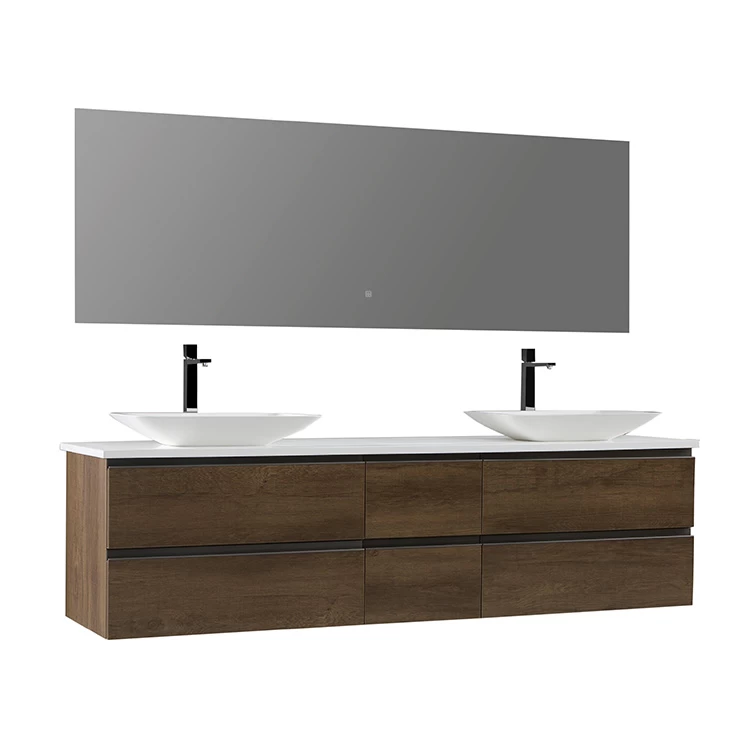 StoneArt Badmöbel-Set Monte Carlo MC-2000pro-1 Eiche Dunkel 200x52 1 StoneArt Badmöbel-Set Monte Carlo MC-2000pro-1 Eiche Dunkel 200x52