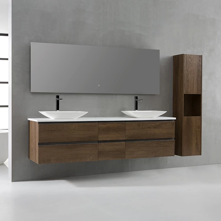 StoneArt Badmöbel-Set Monte Carlo MC-2000pro-1 Eiche Dunkel 200x52 2 StoneArt Badmöbel-Set Monte Carlo MC-2000pro-1 Eiche Dunkel 200x52 – Bild 2