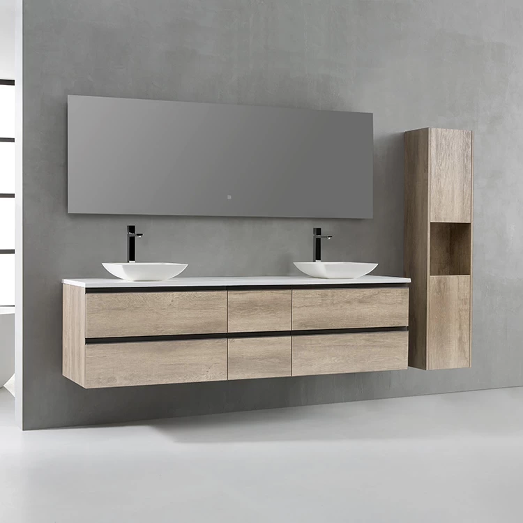 StoneArt Badmöbel-Set Monte Carlo MC-2000pro-2 Eiche Hell 200x52 2 StoneArt Badmöbel-Set Monte Carlo MC-2000pro-2 Eiche Hell 200x52 – Bild 2