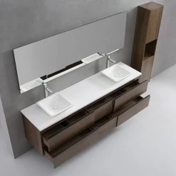 StoneArt Badmöbel-Set Monte Carlo MC-2000pro-2 Eiche Hell 200x52 8 StoneArt Badmöbel-Set Monte Carlo MC-2000pro-2 Eiche Hell 200x52 -Badmöbel Store bg15930 4u8yjwccsfvhbg