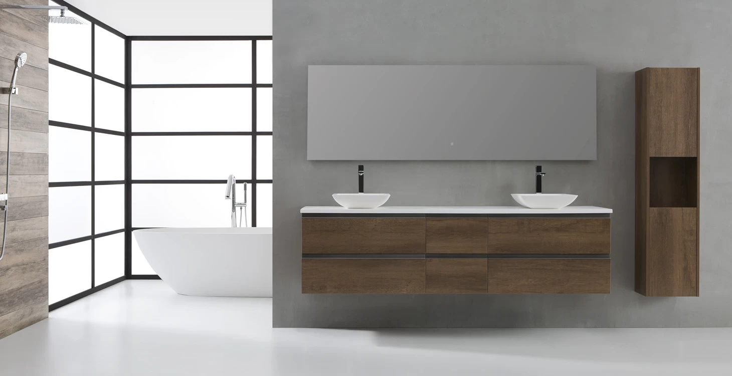 StoneArt Badmöbel-Set Monte Carlo MC-2000pro-2 Eiche Hell 200x52 5 StoneArt Badmöbel-Set Monte Carlo MC-2000pro-2 Eiche Hell 200x52 – Bild 5