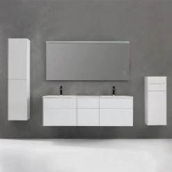 StoneArt Badmöbel-Set Venice VE-1610-II Eiche Hell 160x52 -Badmöbel Store bg16391 3emabcjxov1oam