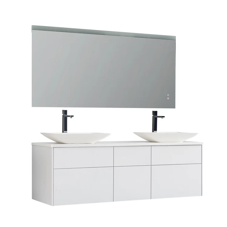 StoneArt Badmöbel-Set Venice VE-1610pro-1 Weiß 160x52 1 StoneArt Badmöbel-Set Venice VE-1610pro-1 Weiß 160x52