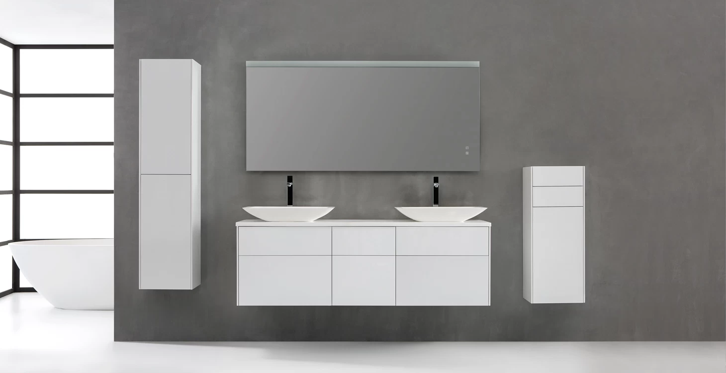 StoneArt Badmöbel-Set Venice VE-1610pro-1 Weiß 160x52 5 StoneArt Badmöbel-Set Venice VE-1610pro-1 Weiß 160x52 – Bild 5