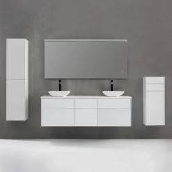 StoneArt Badmöbel-Set Venice VE-1610pro-2 Dunkelgrau 160x52 -Badmöbel Store bg16417 3ibav9pfnlntik