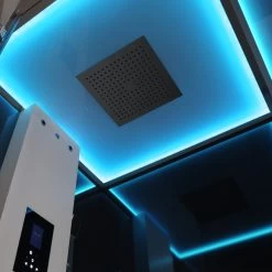 AWT Dampfdusche LD208F15 Schwarz 90x90 Links -Badmöbel Store bg16457 4caosyabp9ecnc