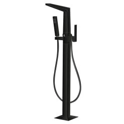 StoneArt Standarmatur Freistehende Armatur Grande 730708 Schwarz 107cm Matt