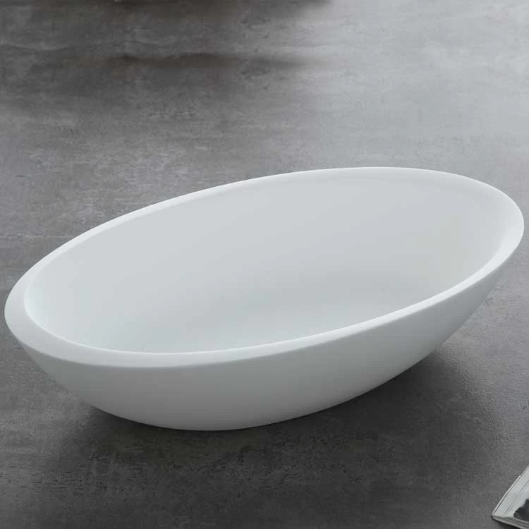 StoneArt Mini-Badewanne Freistehend MBS-531 1 StoneArt Mini-Badewanne Freistehend MBS-531